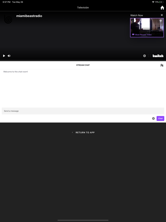 Miami Beast Radio iPad screenshot 3 - Music app
