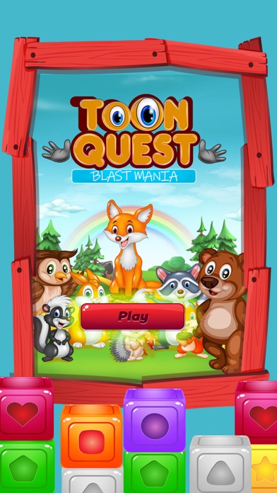 Screenshot #1 pour Match 3 Puzzle（Toon Quest）
