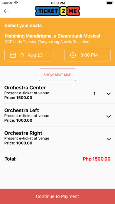 Ticket2Me screenshot 3