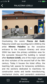 Museo Leonardiano Vinci screenshot