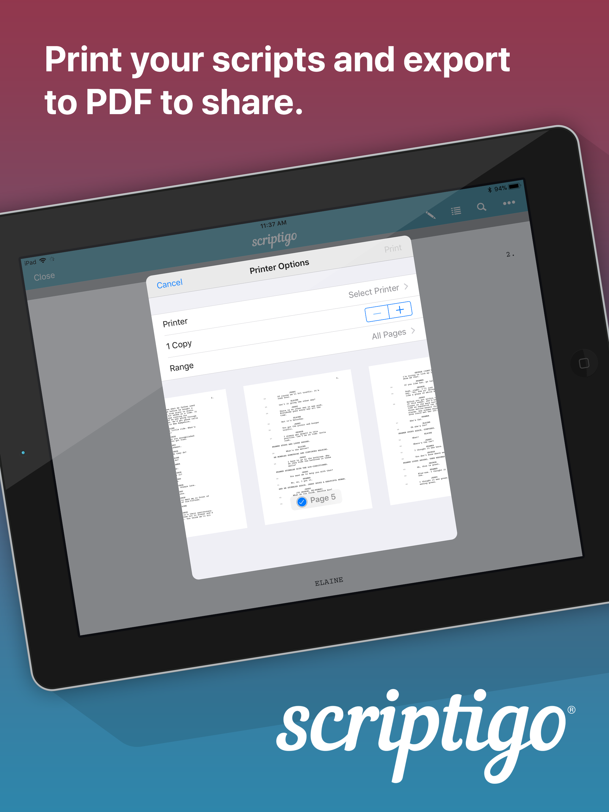 Scriptigo Script Reader screenshot 8