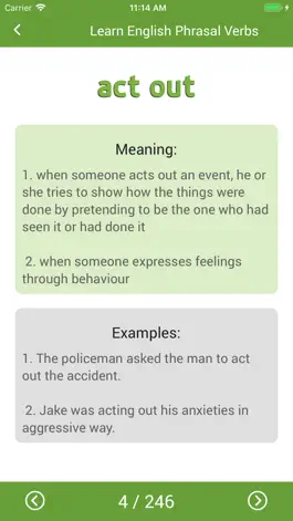 Game screenshot English Phrasal Verbs Handbook hack