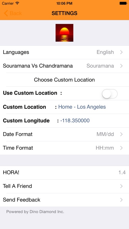 Hora! Panjangam Calendar