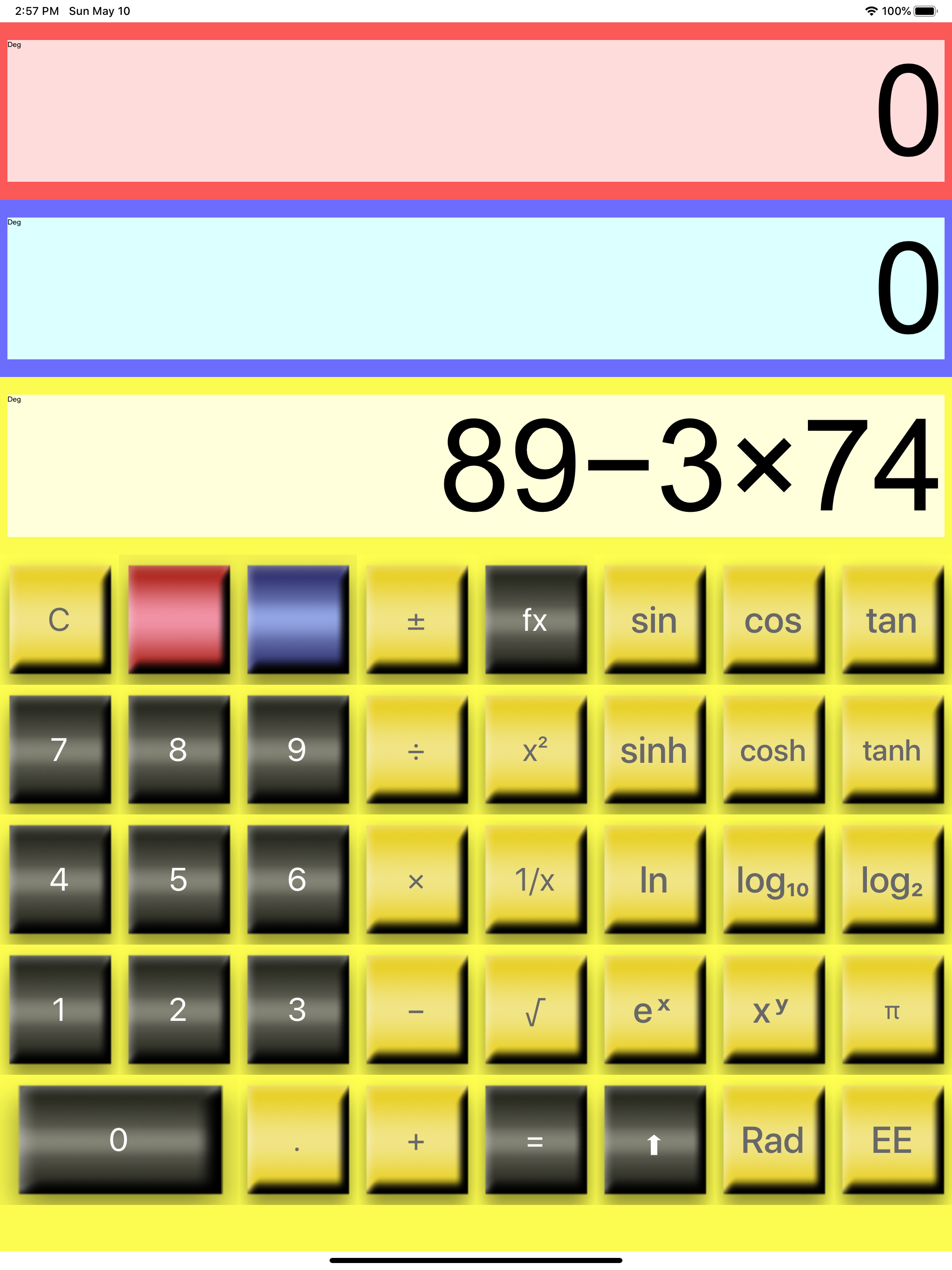 tripleCalculator