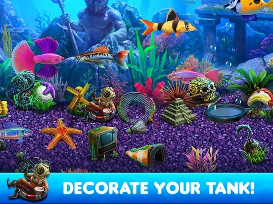 Fish Tycoon 2 Virtual Aquarium iPad app afbeelding 3