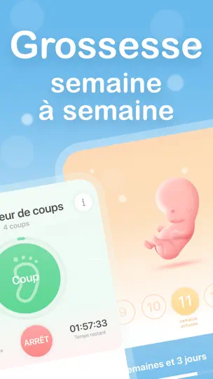 Capture d'écran de Ma Grossesse゜ sur iPhone 2