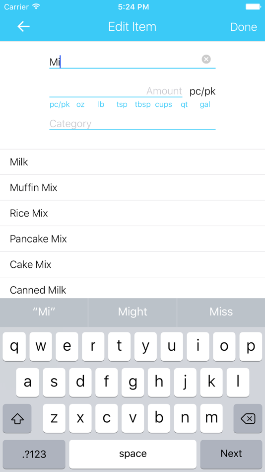 #4. Grocery Listr | Lists (iOS) 由: Baldeep Hira