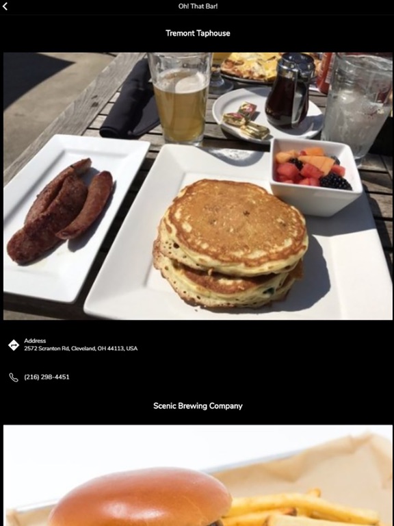 Sports Bars iPad screenshot 1 - Food & Drink app