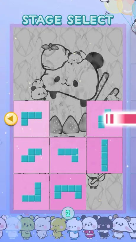 Turn-piece Puzzle: Mochi Panda