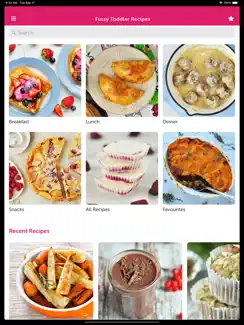 Fussy Toddler Recipes iPad image 1