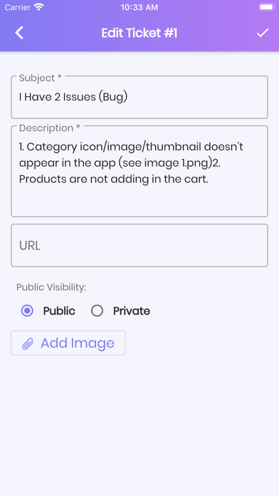 App screenshot