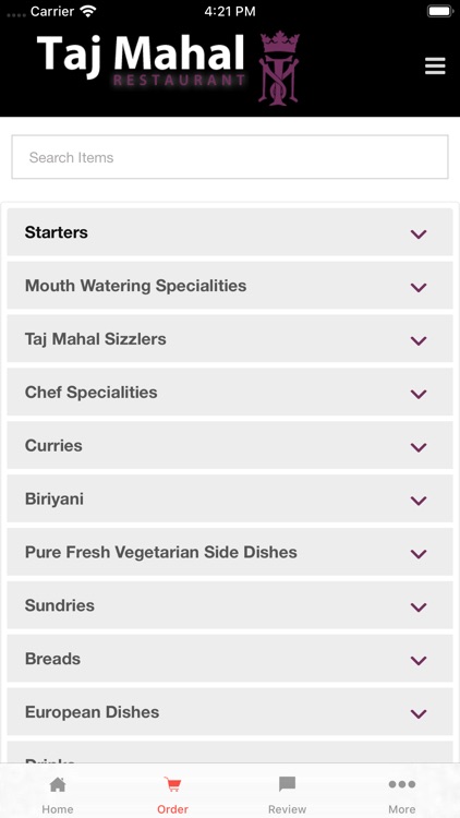 Taj Mahal Restaurant