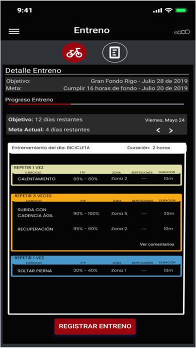 Screenshot #2 pour Ecco Smart Training