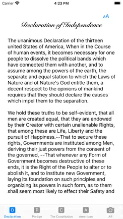 Our Constitution iPhone image 1