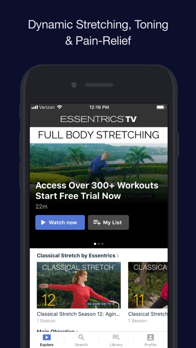 Essentrics Workout Screenshot