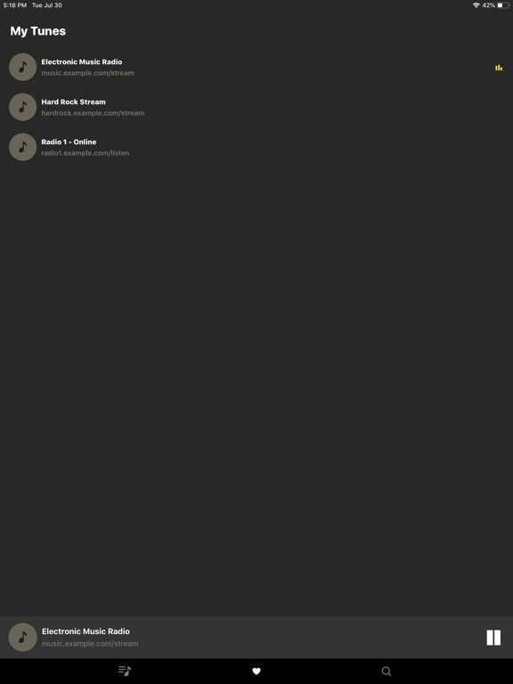 Tune Hunter iPad screenshot 1 - Music app