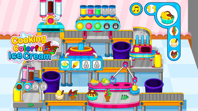 Cooking colorful ice cream screenshot 1