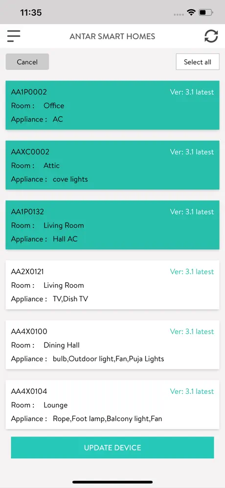 Antar smart homes