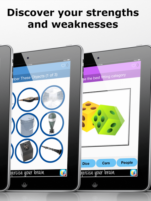 Mind Games - Brain Training iPad screenshot 4 - Education app
