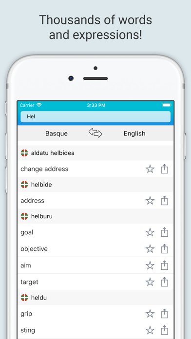 How to cancel & delete English Basque Dictionary+ from iphone & ipad 3