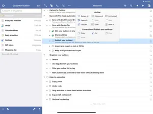 Outliner for iPad screenshot #3 for iPad