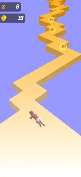 Game screenshot Baby Zigzag Run 3d hack