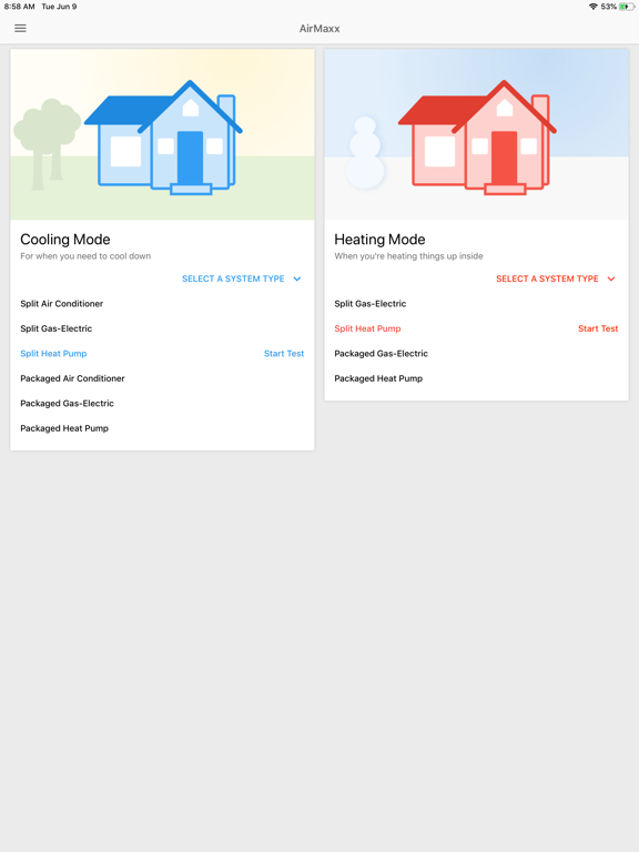 AirMaxx Mobile iPad screenshot 1 - Productivity app