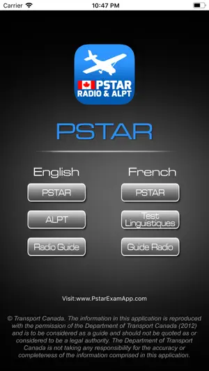 PSTAR Plus - Transport Canada screenshot 1