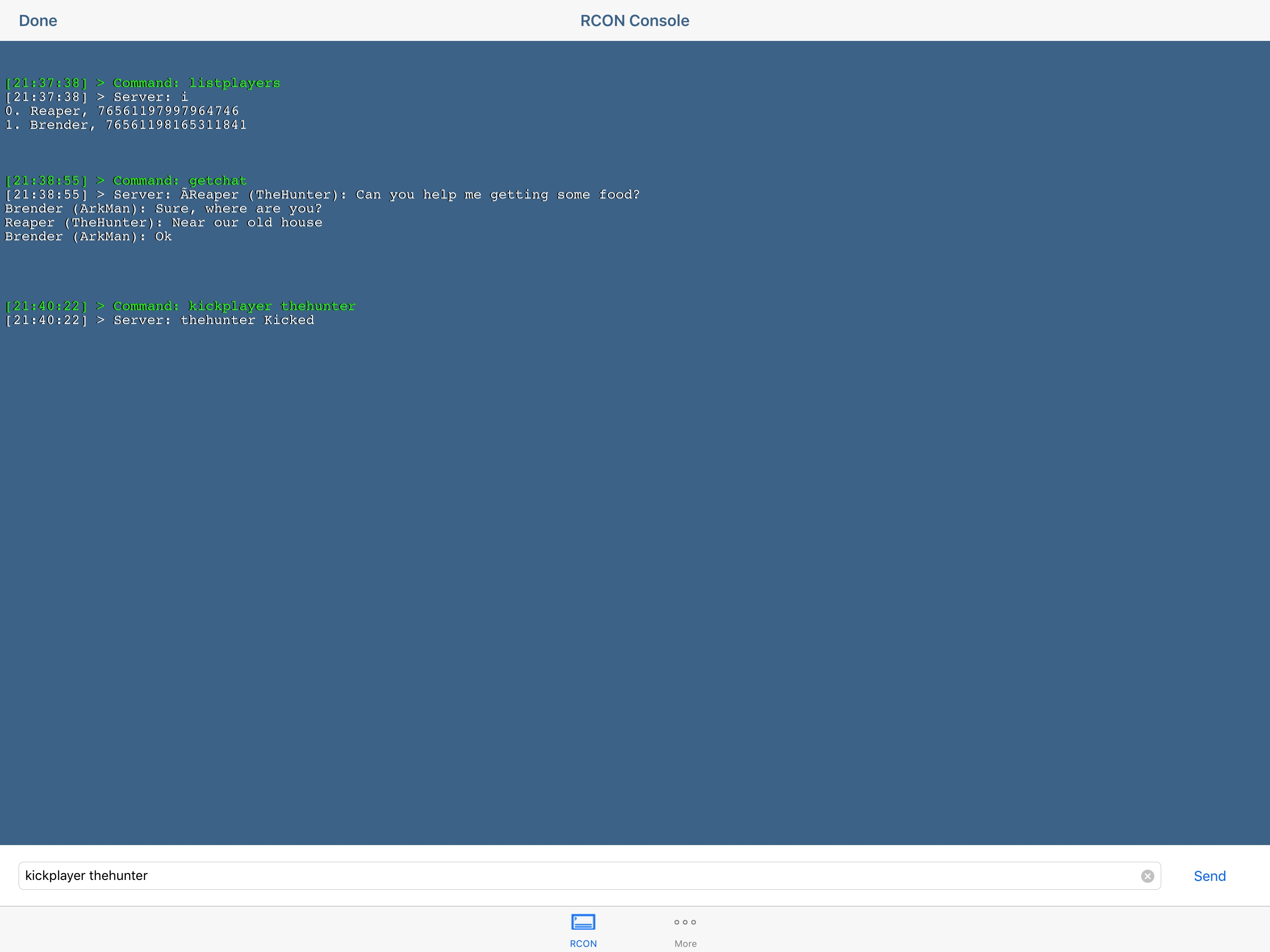 RCON Game Server Admin Manager screenshot 7