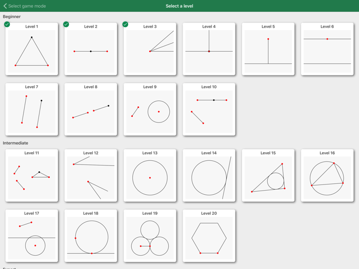 Geomaster - A geometrical game