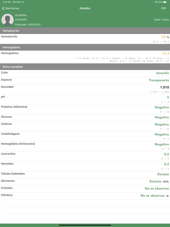Multilab Médicos iPad screenshot 5 - Medical app