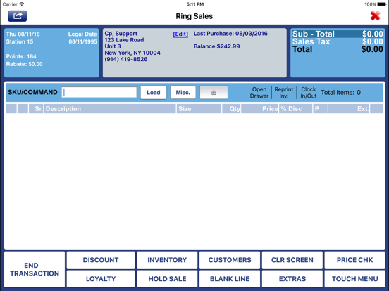 Screenshot #4 pour Lightning Online POS (Tablet)