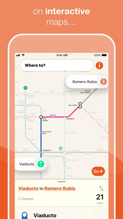 Mexico City Metro Map