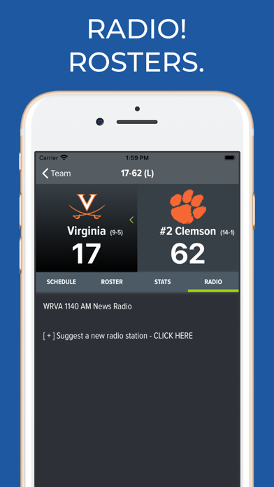 Virginia Cavaliers Football screenshot 2