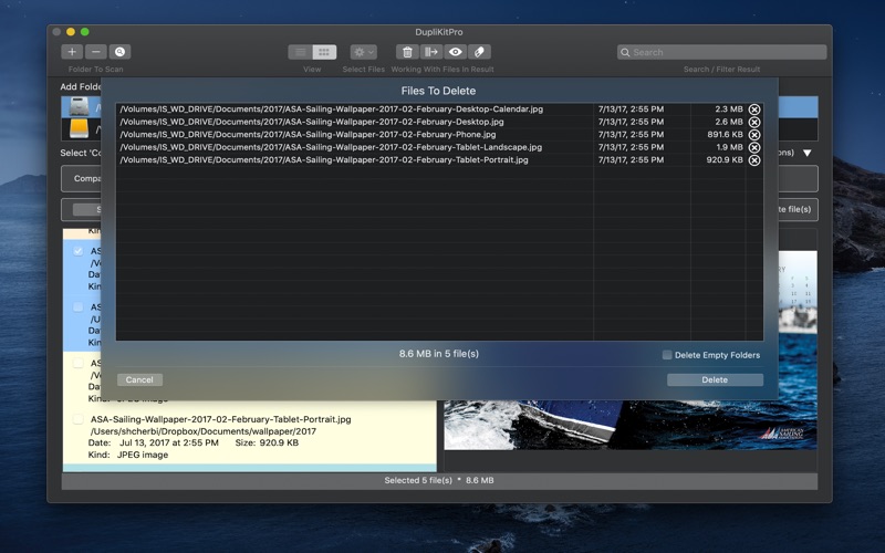 App screenshot