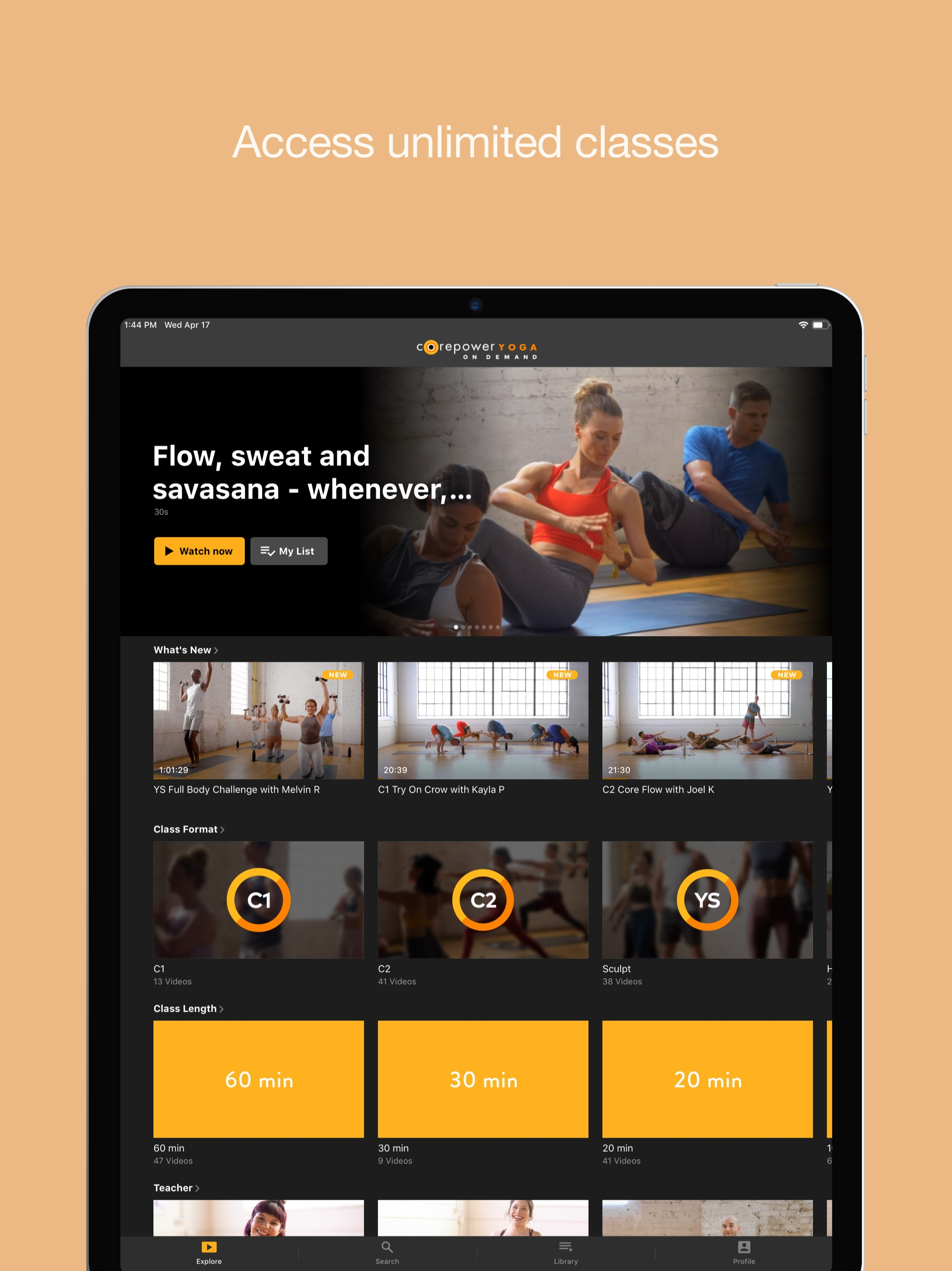 CorePower Yoga On Demand screenshot 7