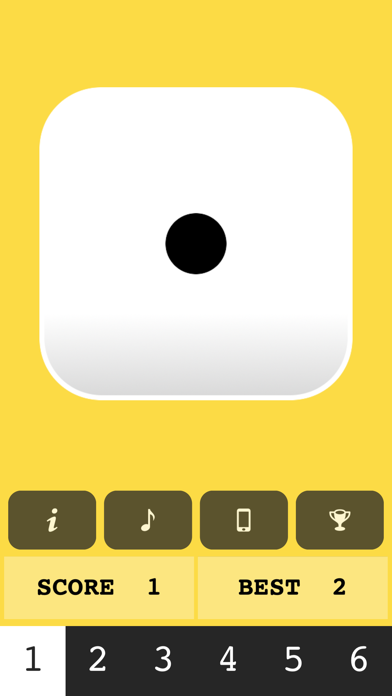 Lucky Dice Guessing Game Screenshot