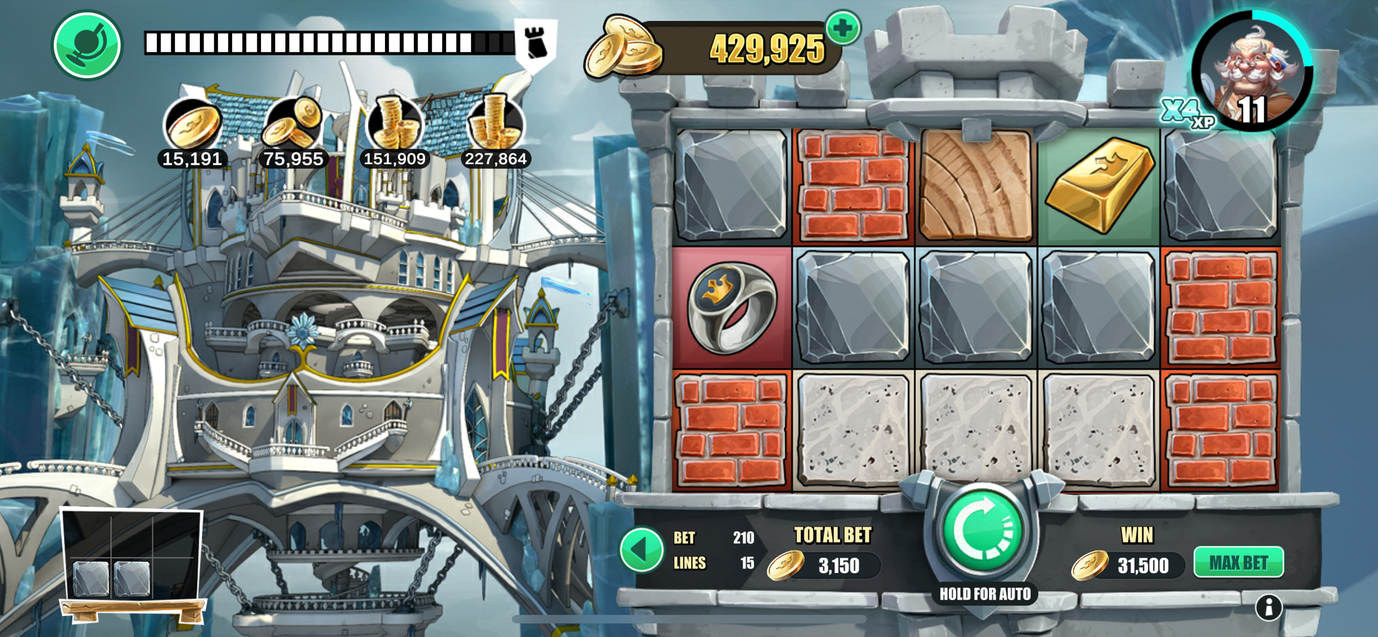 Castle Builder - Epic Slots screenshot 7