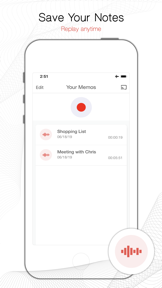 Voice Recorder App - VRA screenshot