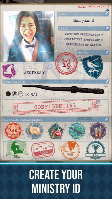 Screenshot from Harry Potter: Wizards Unite