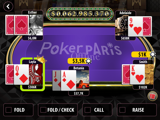 Screenshot #6 pour Poker Paris - danh bai offline