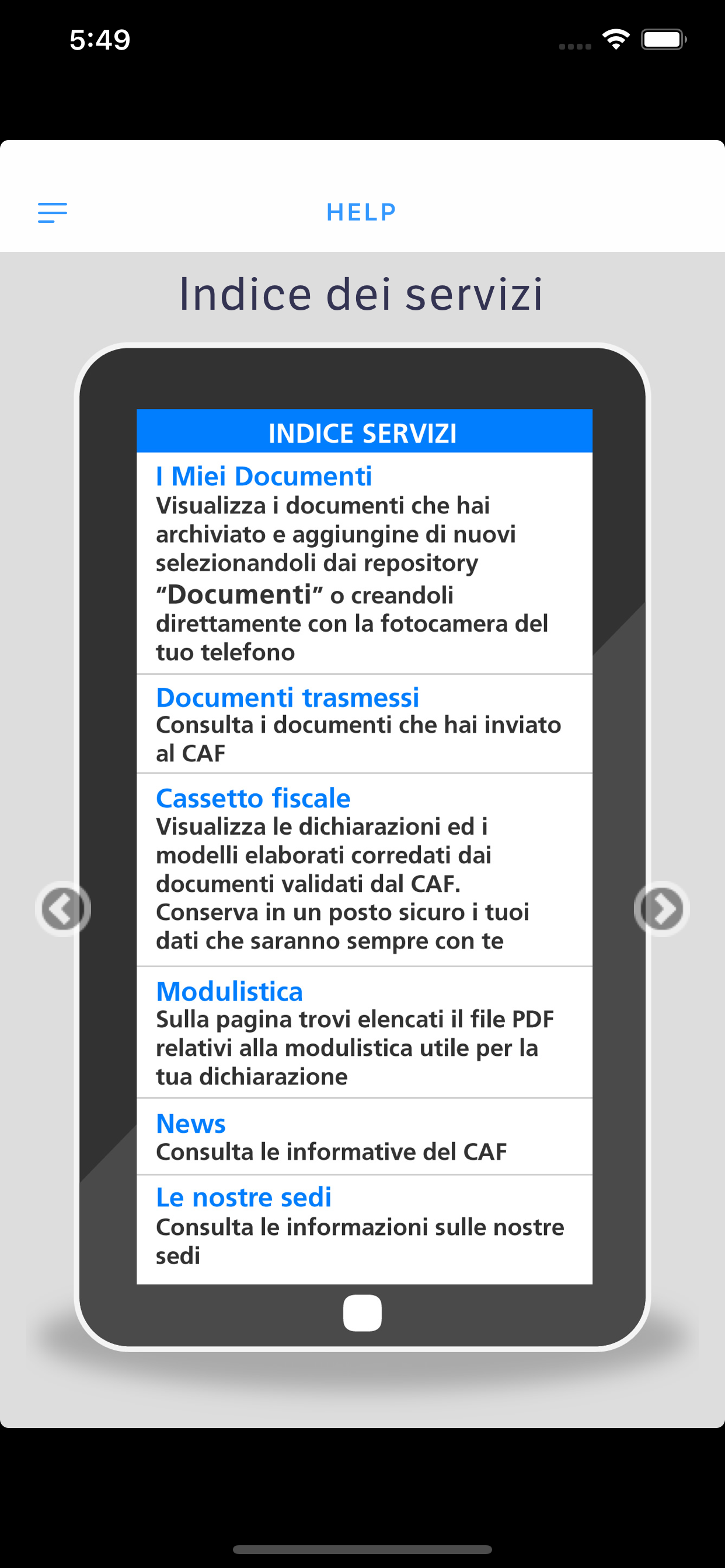 CAF ACAI APP screenshot 4