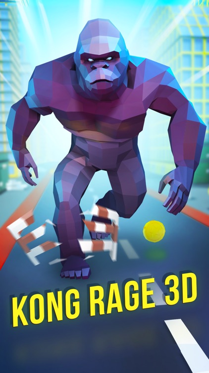 Kong Rage 3D: Dashy Crashy