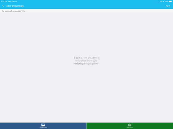 Marten Driver iPad screenshot 2 - Business app