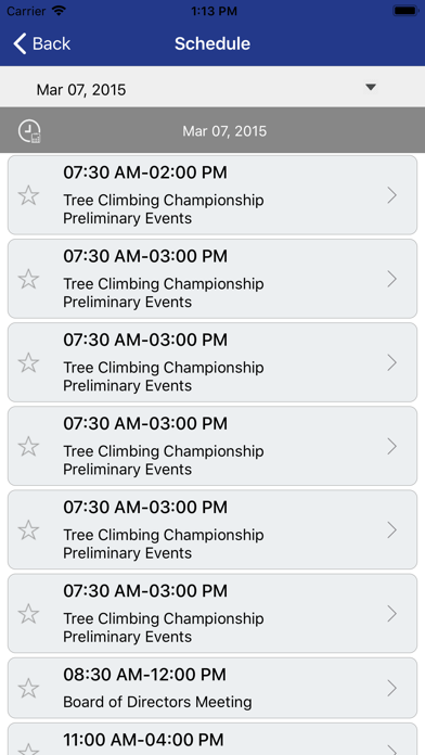 Screenshot 3 of showPRO Events App