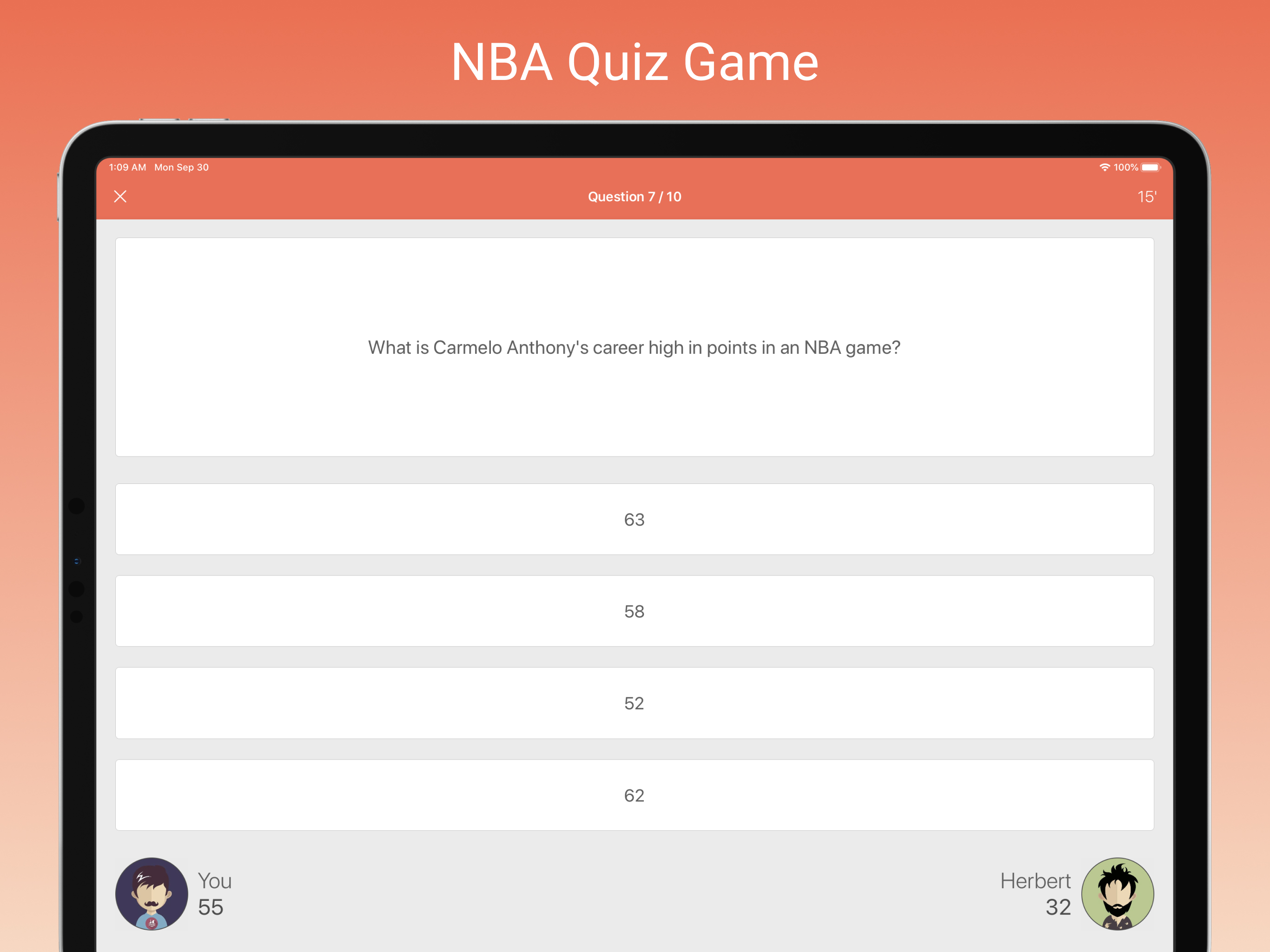 NBA Fan Quiz screenshot 4