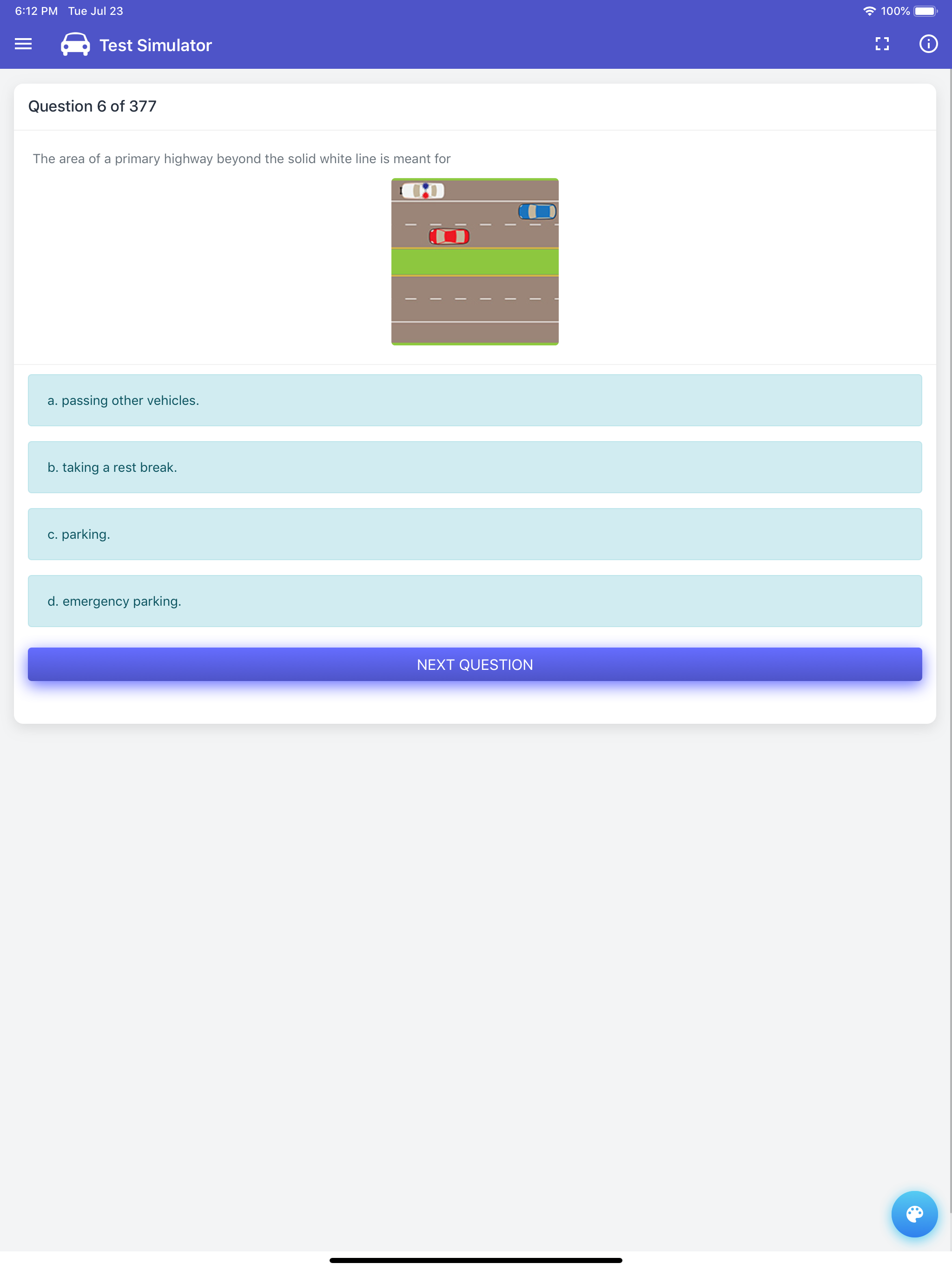 Alberta Driving Test - Class 7