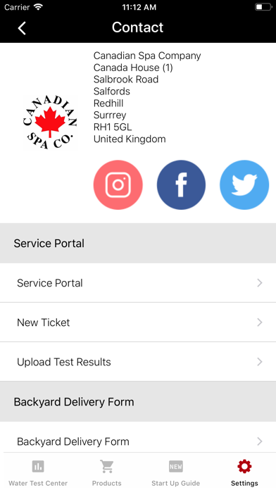 Spa Water Test by Canadian Spa Screenshot