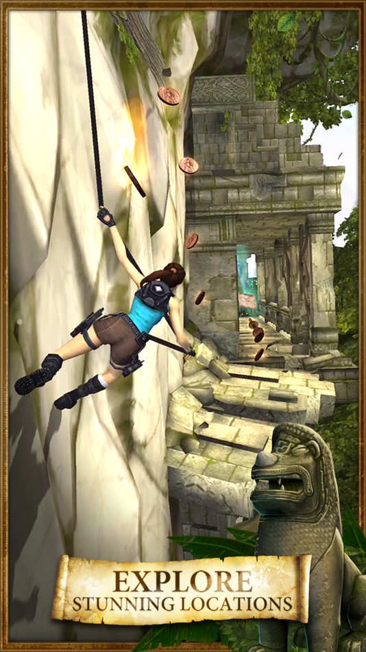 #2. Lara Croft: Relic Run (iOS) โดย: Deca Live Operations GmbH