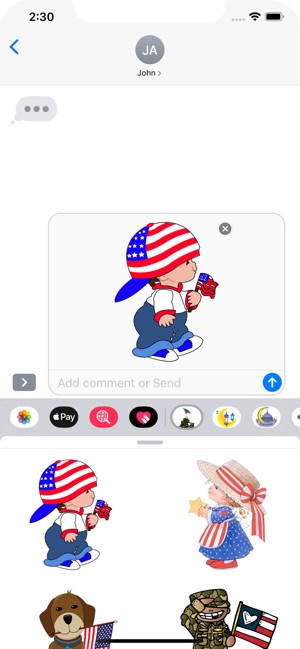 Memorial Day HD Stickers(圖8)-速報App